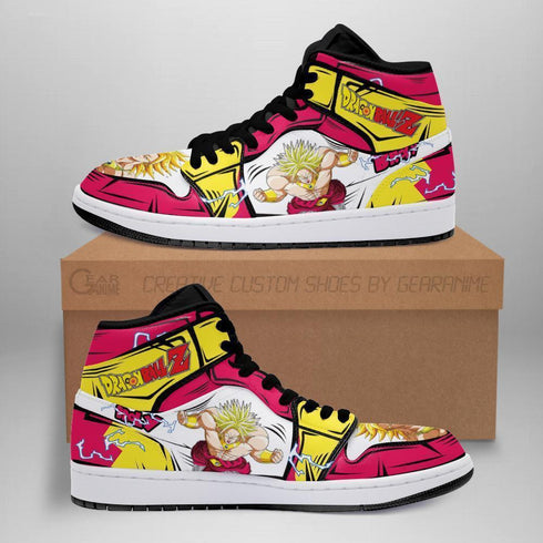 DBZ Super Broly Sneakers Custom Anime DB Shoes